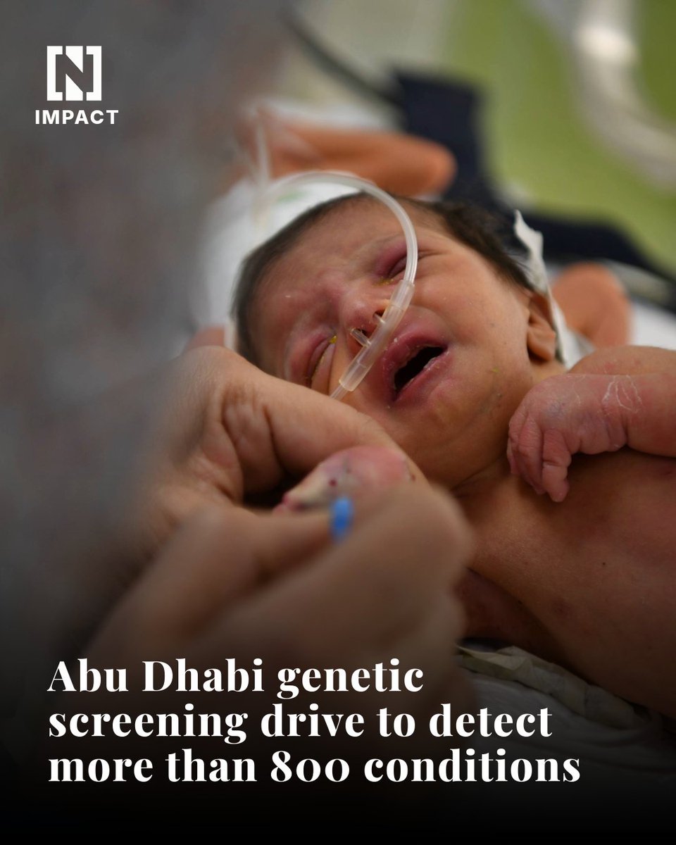 Abu Dhabi has introduced a newborn genetic screening programme that can detect more than 800 treatable conditions from the very first days of life.

Read more: news.ae/4mmxjvi