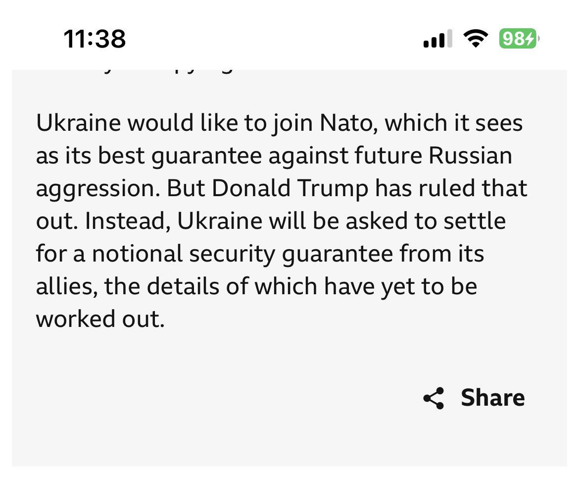 What does each party want in today’s crucial White House talks on how to end the war in #Ukraine ? First, what does Ukraine want: