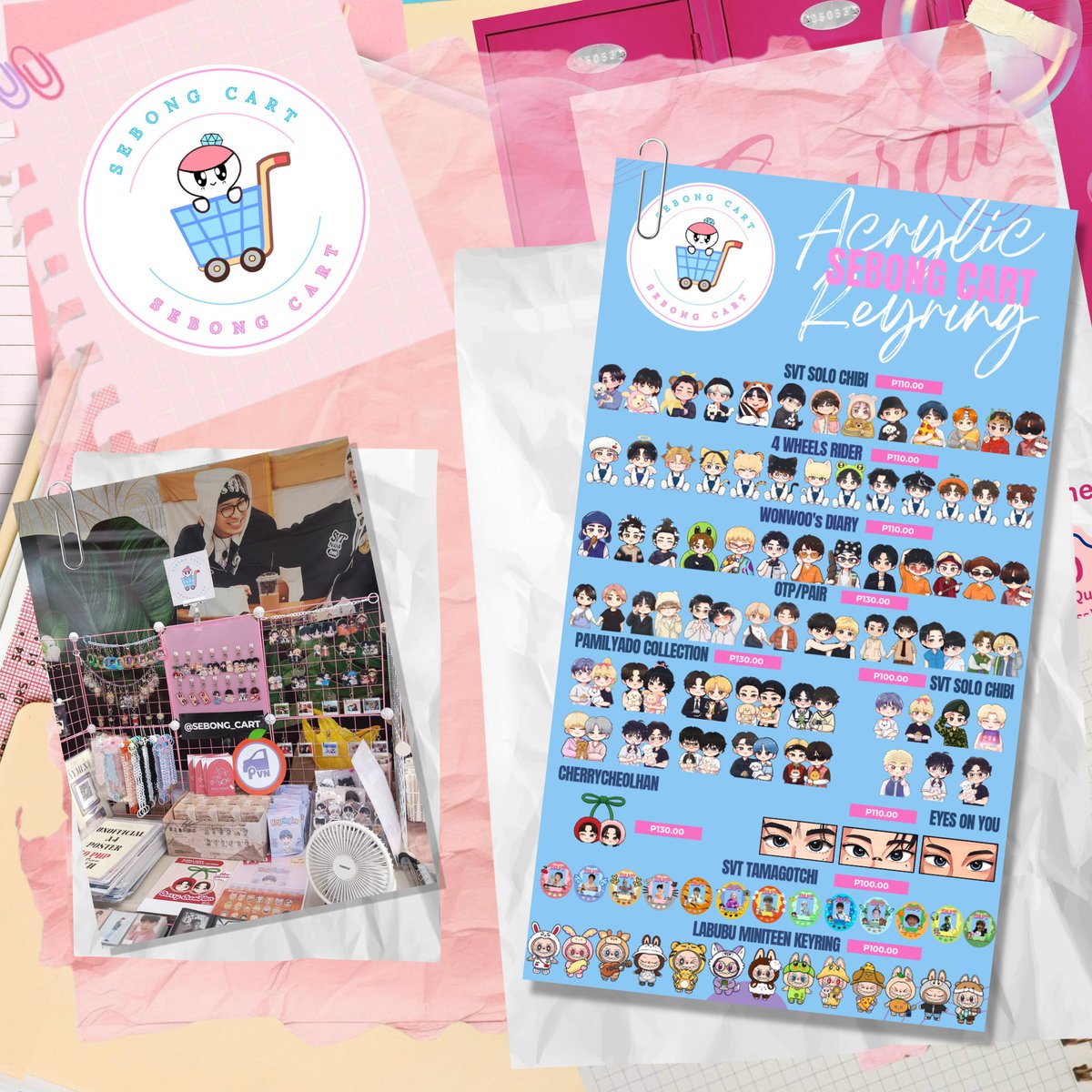 We’re excited to feature <a href="/Sebong_cart/">Sebong cart🛒</a>  at Carat Market 2025! 💎
Discover variety of acrylic keyrings at their booth. Don’t miss the chance to check them out and show your support!

Follow us for more updates! ✨
#CaratMarket2025