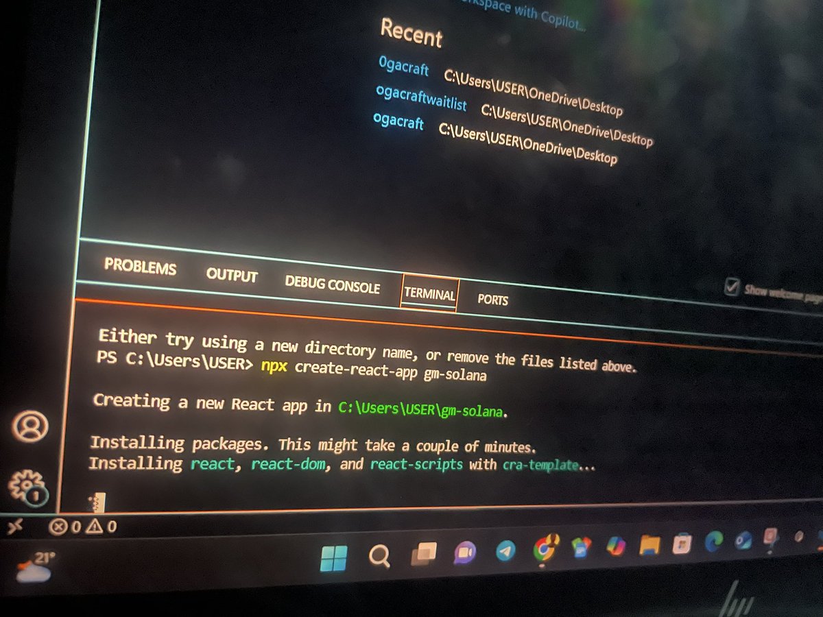 Abiodun ποΈ (@bioduncrypt_) on Twitter photo Iβll be Vibe Coding the official website for <a href="/gmsolana_show/">GMSolana! βπ</a> π¨βπ»
Been a long time since I touched code, so I think Iβm a bit rusty now but Iβll still cook and share when itβs ready π¨βπ³
LGF π Iβll be Vibe Coding the official website for <a href="/gmsolana_show/">GMSolana! βπ</a> π¨βπ»
Been a long time since I touched code, so I think Iβm a bit rusty now but Iβll still cook and share when itβs ready π¨βπ³
LGF π