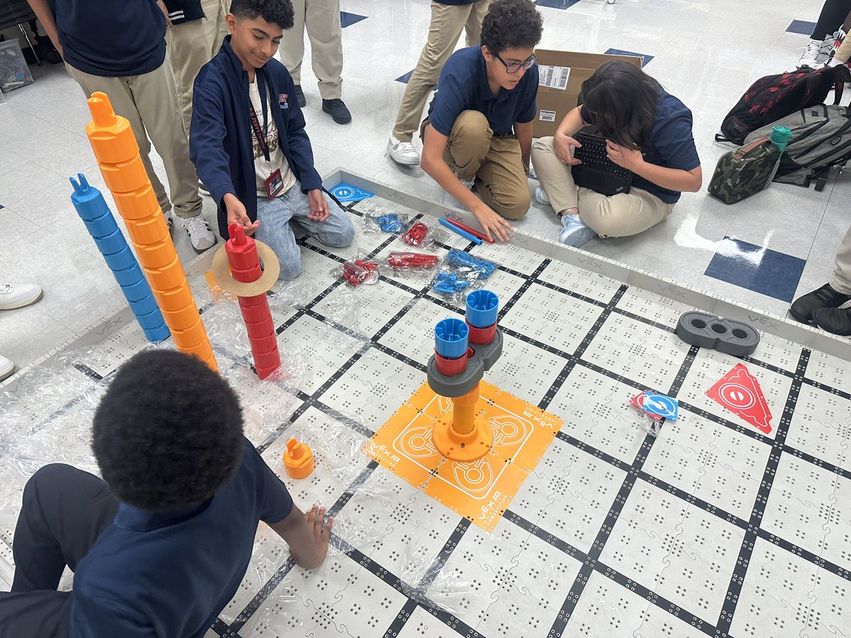 There’s nothing more exciting than opening a new season’s game elements box! #vexiq #mixandmatch  <a href="/MiamiLakesK8/">Miami Lakes K-8</a> <a href="/MDCPSRobotics/">MDCPS’ Robotics Leaders</a> <a href="/MDCPSSTEAM/">M-DCPS STEAM</a>