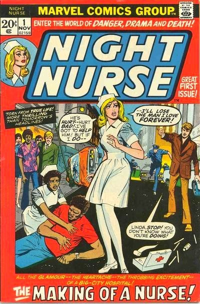 kevinryanmedia's tweet photo. Night Nurse # 4 (1972)
Cover by Win Mortimer !
"Enter the World of Danger, Drama and Death !" reads the cover blurb on this very unusual Marvel book, which intends to follow the life of nurse Linda Carter !
Holy Edge of Night, Batman ! #WinMortimer https://t.co/Jh6KedZdrt