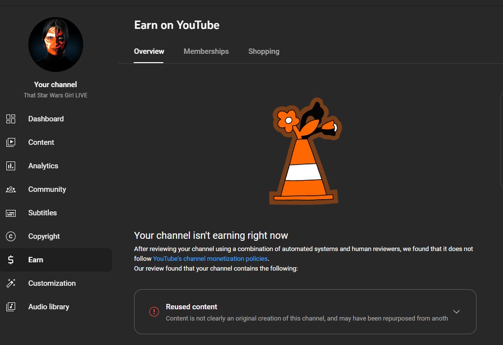 What the heck <a href="/TeamYouTube/">TeamYouTube</a> <a href="/YouTubeCreators/">YouTube Creators</a> <a href="/YouTube/">YouTube</a> after 5 years of having my LIVE channel monetized I contacted you because I had never been paid. You told me I had been but refused to provide reciepts &amp; now I find you've DEMONITIZED ME, REMOVED ADVANCED FEATURES &amp; FLAGGED