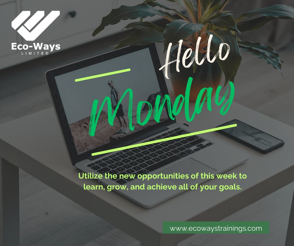 EcoWaysLimited's tweet photo. Happy New Week!
Start strong📷, stay focused, and remember every small step brings you closer to your big goals.
Let’s make this week count!
#newweek
#newweeknewgoals
#mondaymotivation
#mondaymorning
#projectmanagement
#projectmanager https://t.co/kTESUzgSEW
