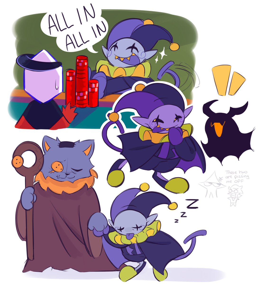 jevil and co #deltarune