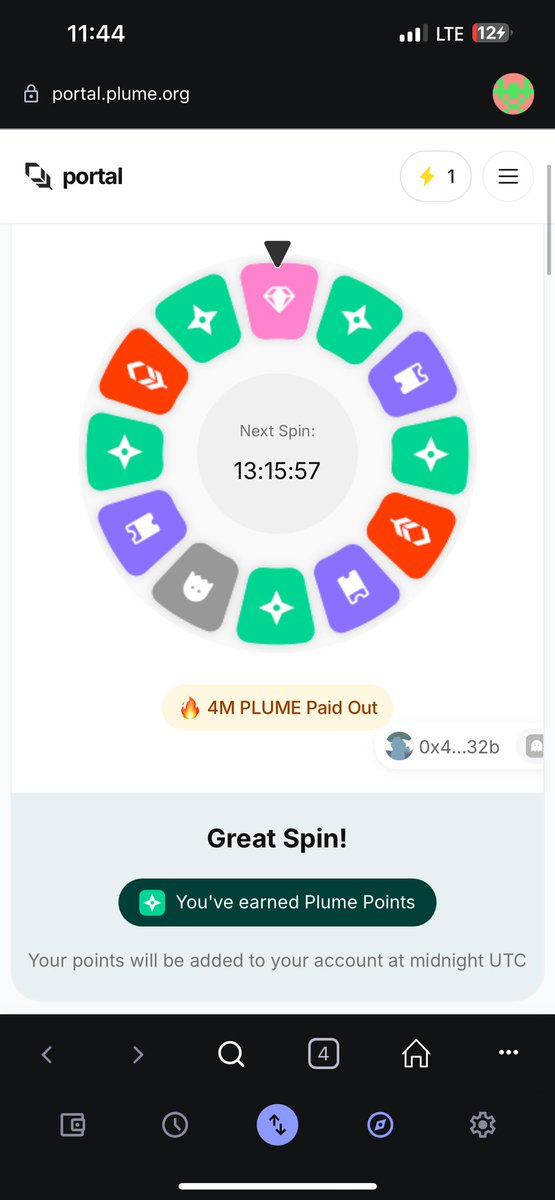Got plume points today <a href="/plumenetwork/">Plume - RWAfi Chain</a>