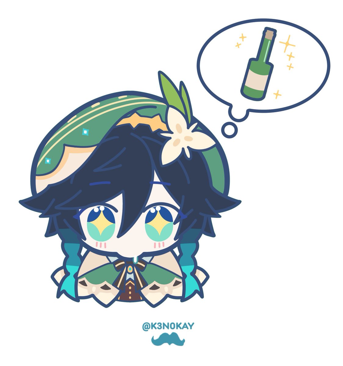 ✨️🍷 
#ウェンチィ #Venti #原神 #GenshinImpact