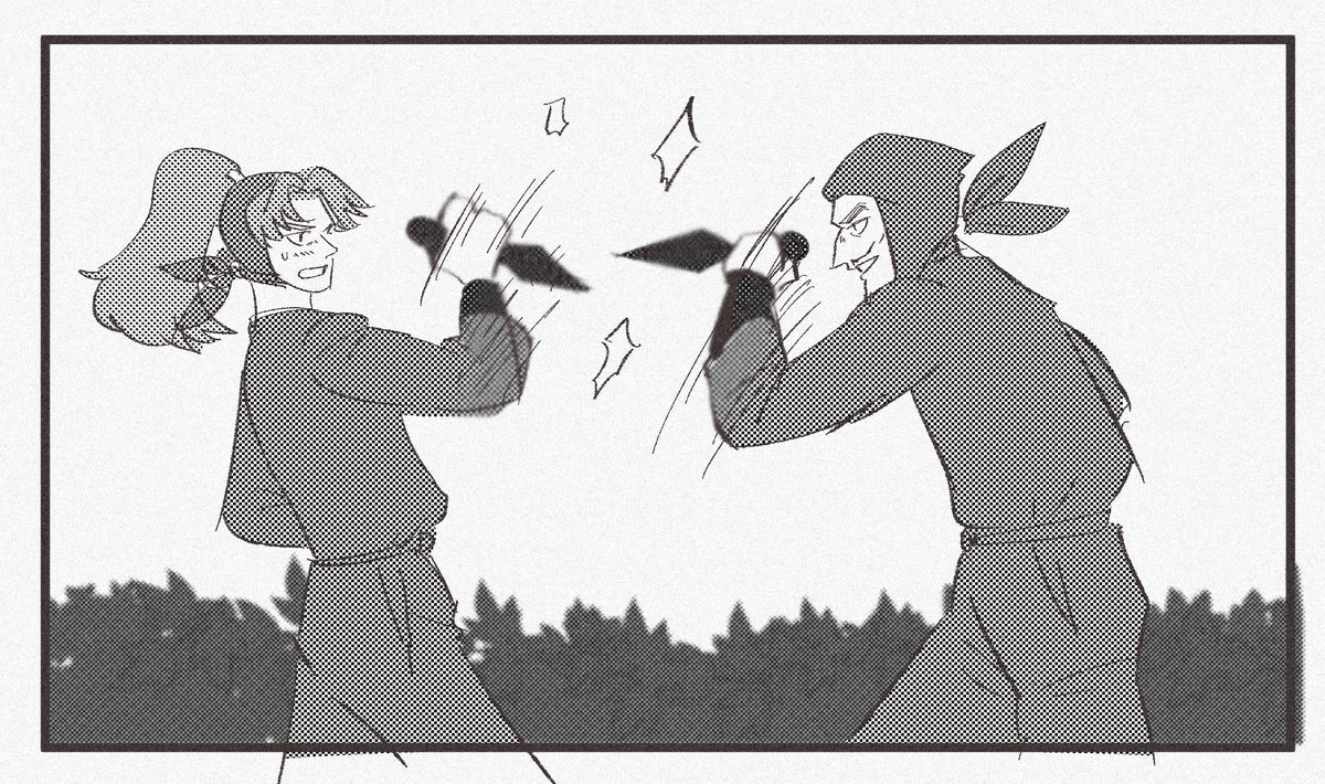 忍術の練習とかしてる? 