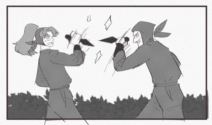 忍術の練習とかしてる? 