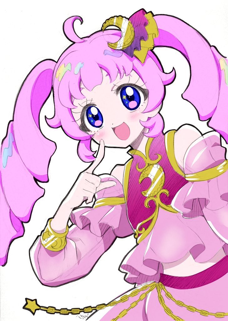 「ひまりちゃんお誕生日おめでとう #青空ひまり生誕祭2025 #ひみつのアイプリ」|辻永ひつじのイラスト