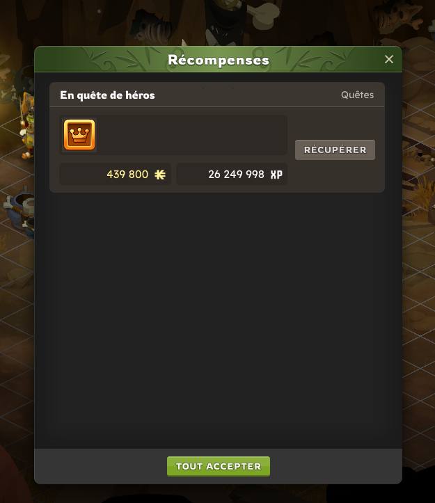 1000 Quêtes de fini !