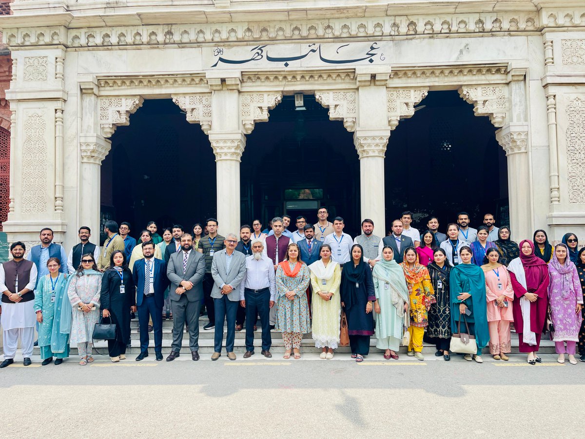 Lahore Museum (@lahoremuseum) on Twitter photo Lahore Museum had the privilege of welcoming the probationary officers of the 48th Specialized Training Program of Pakistan Administrative Services (PAS) as part of their study training.
<a href="/CS_Punjab/">Chief Secretary Punjab</a> <a href="/GovtofPakistan/">Government of Pakistan</a> <a href="/GovtofPunjabPK/">Government of Punjab</a> <a href="/DgprPunjab/">DGPR Punjab</a> <a href="/MaryamNSharif/">Maryam Nawaz Sharif</a> <a href="/BBhuttoZardari/">BilawalBhuttoZardari</a> Lahore Museum had the privilege of welcoming the probationary officers of the 48th Specialized Training Program of Pakistan Administrative Services (PAS) as part of their study training.
<a href="/CS_Punjab/">Chief Secretary Punjab</a> <a href="/GovtofPakistan/">Government of Pakistan</a> <a href="/GovtofPunjabPK/">Government of Punjab</a> <a href="/DgprPunjab/">DGPR Punjab</a> <a href="/MaryamNSharif/">Maryam Nawaz Sharif</a> <a href="/BBhuttoZardari/">BilawalBhuttoZardari</a>