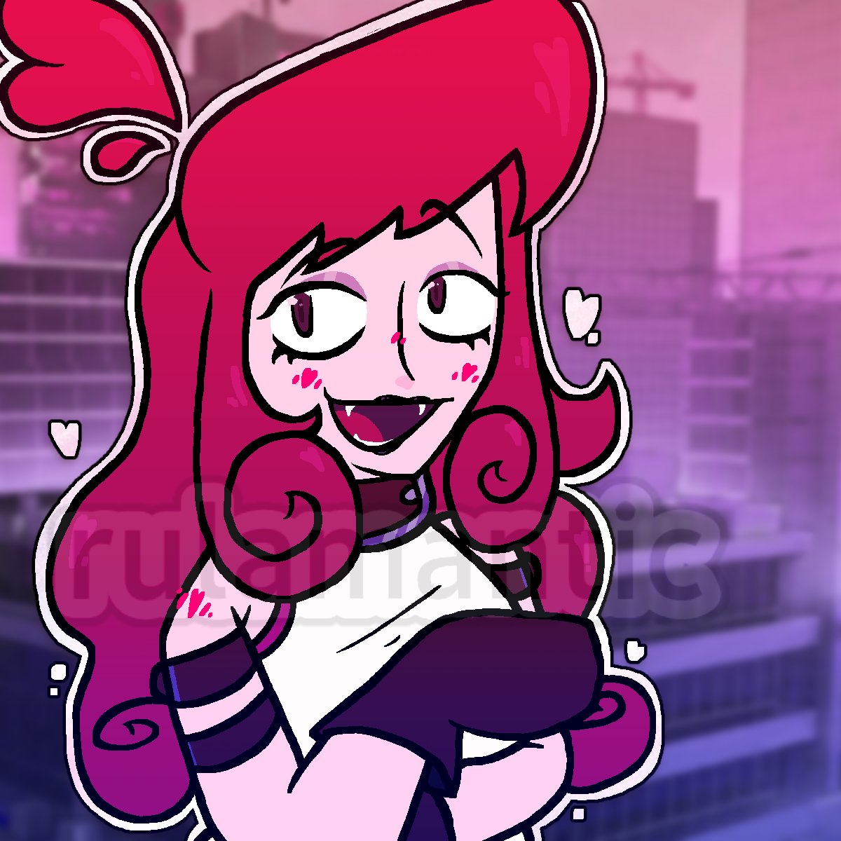 did a semi collab thing with <a href="/OMEGASOUNDCLOWN/">SOUNDCLOWN EILISH (REAL #1 Rick Fan) </a> (she made a sketch and i stole that sketch to draw over it)

FINALLY am back to drawing Red. So honored to back 🫡

#NeonWhite