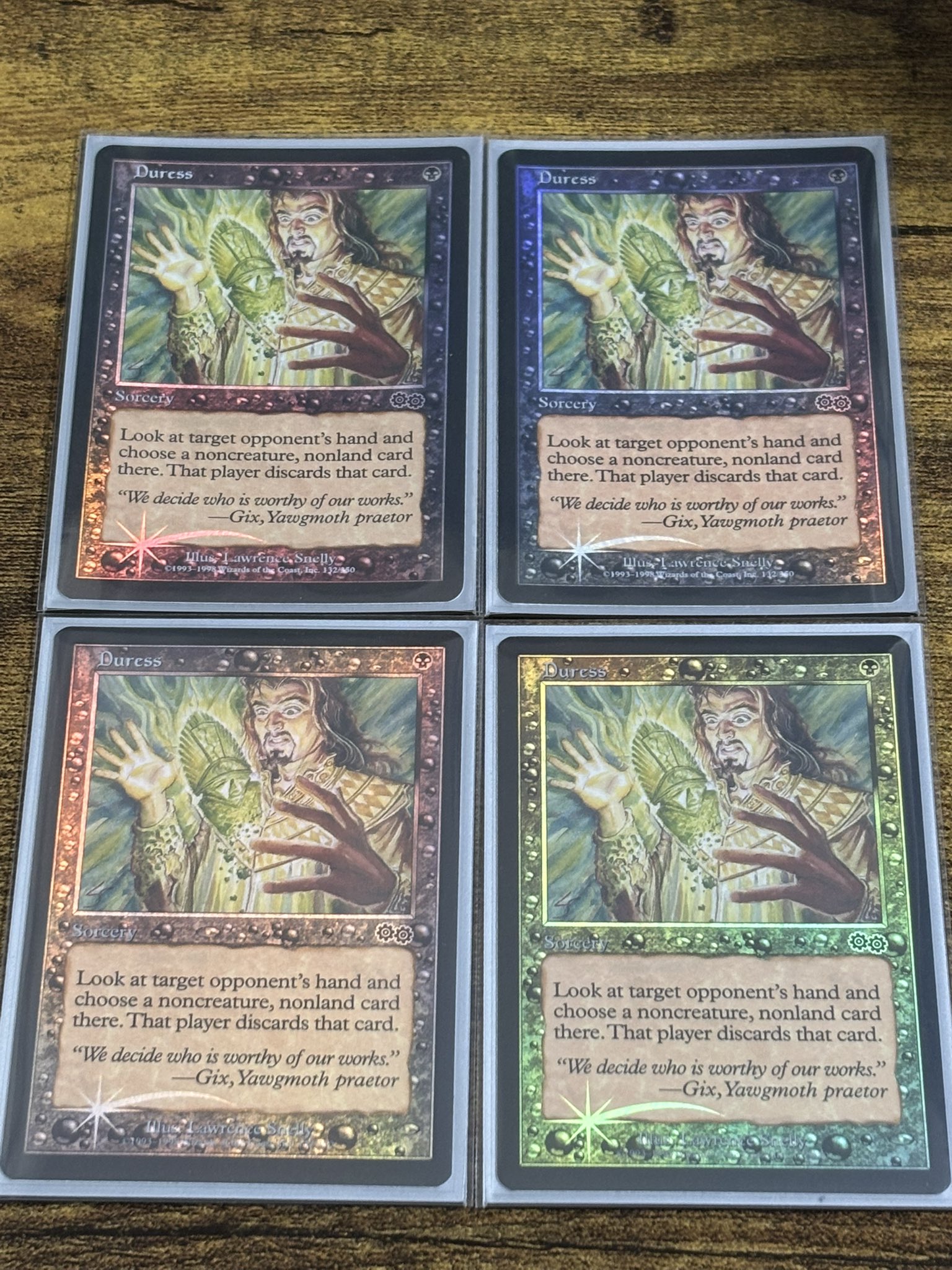 強迫　七版　foil 日本語 Foil】《強迫/Duress》[7ED] 黒C | 日本最大級 MTG通販サイト