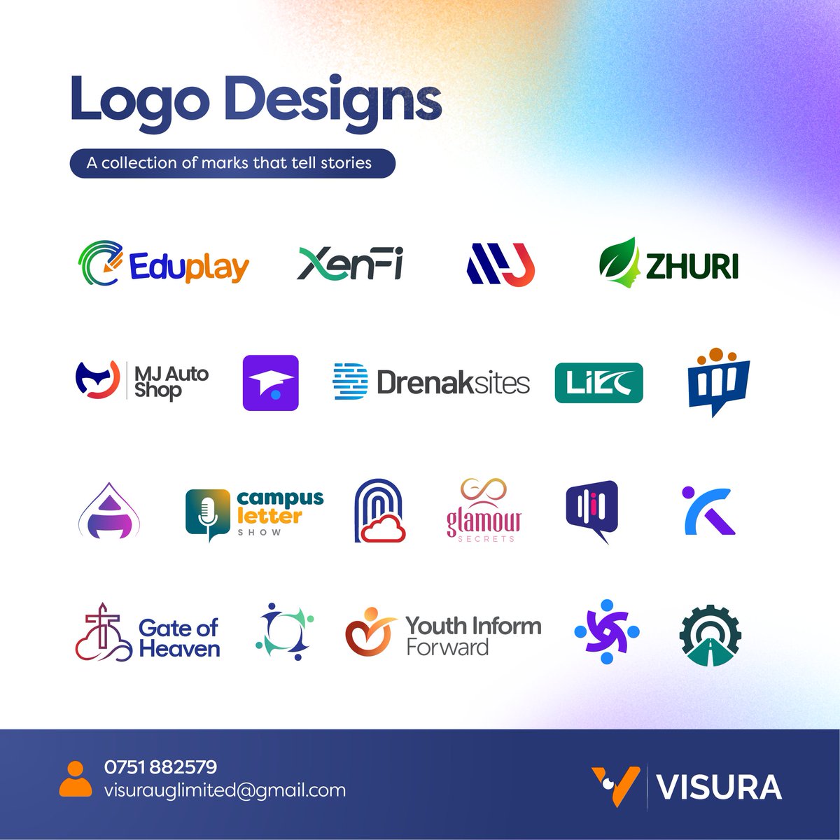 visura_ug's tweet photo. If Mondays had a logo, we’d probably redesign it too 😅

Here are some of the Visura creations from this year—fresh, bold, and anything but Monday blues.🖌️

#LogoDesign #Branding #GraphicsDesign https://t.co/jCbdaOhAXY