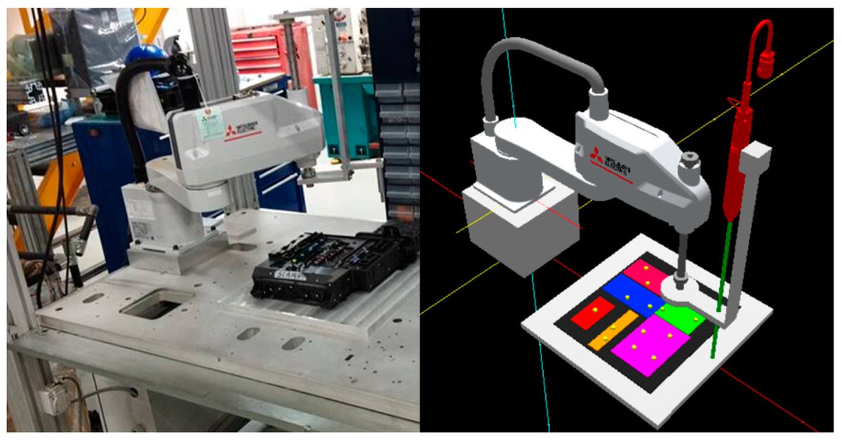 Applsci's tweet image. 🔥 Read our Highly Cited Paper
📚 #RoboticCell Layout Optimization Using a #GeneticAlgorithm
🔗 mdpi.com/2076-3417/14/1…
👨🔬 Raúl-Alberto Sánchez-Sosa and Ernesto Chavero-Navarrete
🏫 @CiateqMX
#robotics