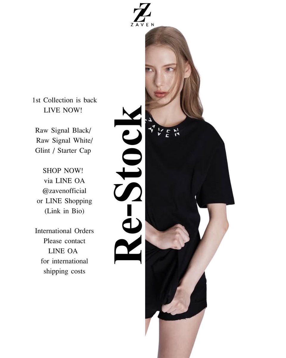 Online Sales is LIVE! #ZAVENERS
Check it Out! (Link in bio) 
Enjoy shopping with us 
@ LINE Shopping Today!