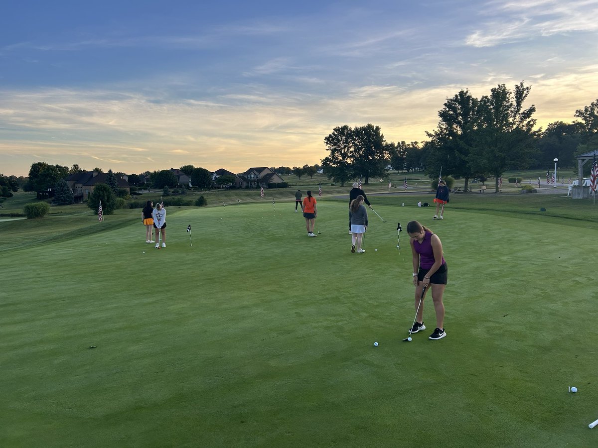 Squeezed in one last early morning practice before coaches have their first day of school!