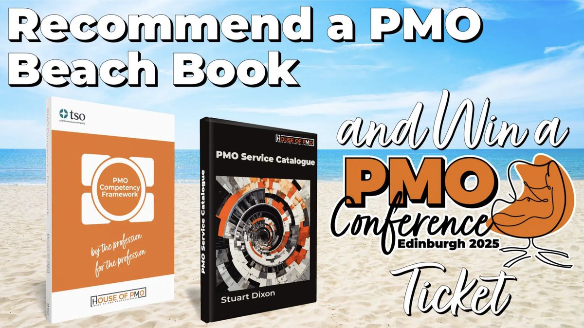houseofpmo's tweet image. Win a ticket to the Edinburgh PMO Conference on 12 Nov! To enter, tell us: what book should every PMO professional pack for their holiday? Thought-provoking or just fun – you decide. Closes 22 Aug. Enter here: houseofpmo.com/pmo-conference… #pmoconf