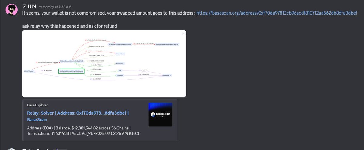 <a href="/sam6170/">Sam (Interop Enjoyoor 💜)</a> <a href="/RelayProtocol/">Relay</a> Same, <a href="/RelayProtocol/">Relay</a> can u answer why users are facing these type of issues ?
