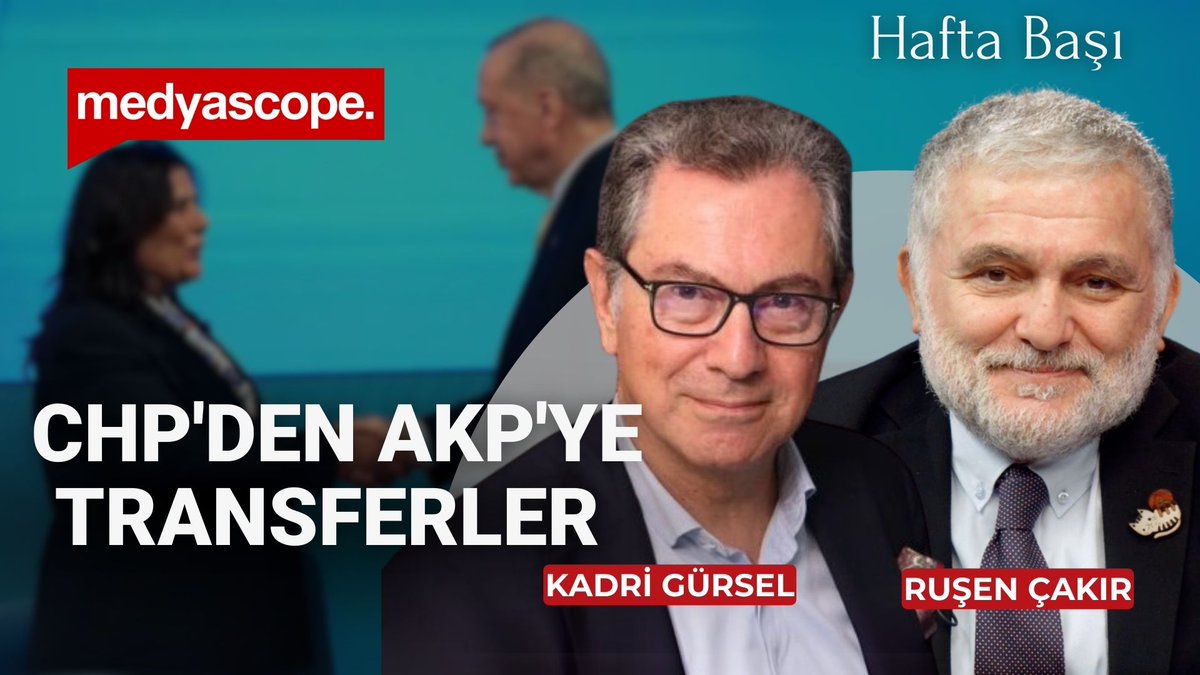 Medyascope (@medyascope) on Twitter photo 🔴 İBB Borsası tartışması sürüyor
🔴 CHP'den AKP'ye transferler
🔴 Komisyondan ne sonuç çıkar?
🎙 Ruşen Çakır ve Kadri Gürsel yorumluyor
⏰ Hafta Başı 14:00'te #Medyascope'ta
🔗 youtube.com/live/r_TZZev7J…
<a href="/cakir_rusen/">rusen cakir</a> | <a href="/KadriGursel/">Kadri Gürsel</a> 🔴 İBB Borsası tartışması sürüyor
🔴 CHP'den AKP'ye transferler
🔴 Komisyondan ne sonuç çıkar?
🎙 Ruşen Çakır ve Kadri Gürsel yorumluyor
⏰ Hafta Başı 14:00'te #Medyascope'ta
🔗 youtube.com/live/r_TZZev7J…
<a href="/cakir_rusen/">rusen cakir</a> | <a href="/KadriGursel/">Kadri Gürsel</a>