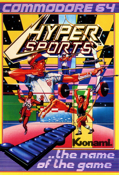 Retro365X's tweet photo. 🎯 40 years ago today — 18th August 1985 — Hyper Sports landed on the C64 in a cracking Konami conversion.🏅 Fast, fluid, and joystick-busting, it brought Olympic thrills home with events like skeet shooting, vault & swimming.
Still gold medal stuff!
#C64 #HyperSports #Konami https://t.co/ButLgzXgLQ
