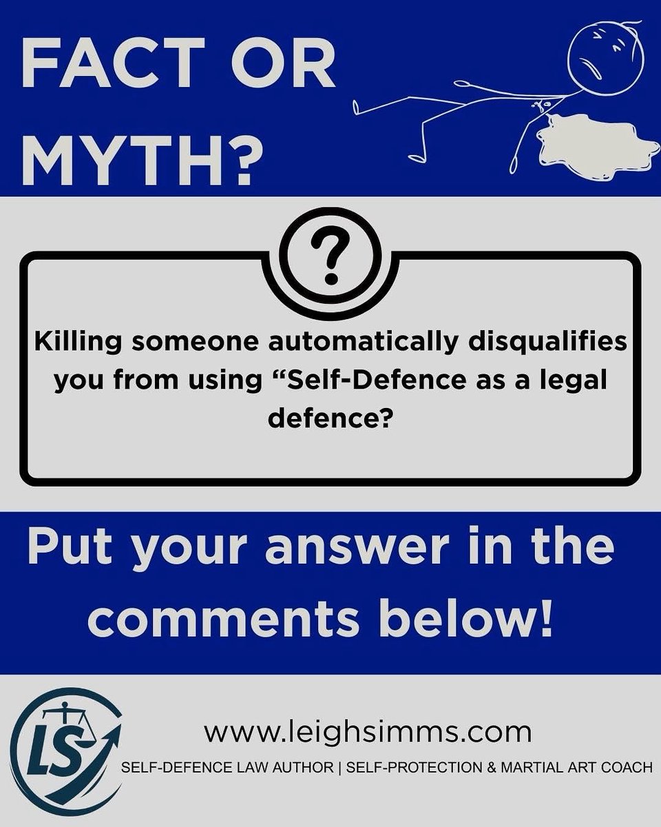 LeighSimms's tweet image. #SelfDefense #selfdefence #selfdefencelaw #selfdefenselaw