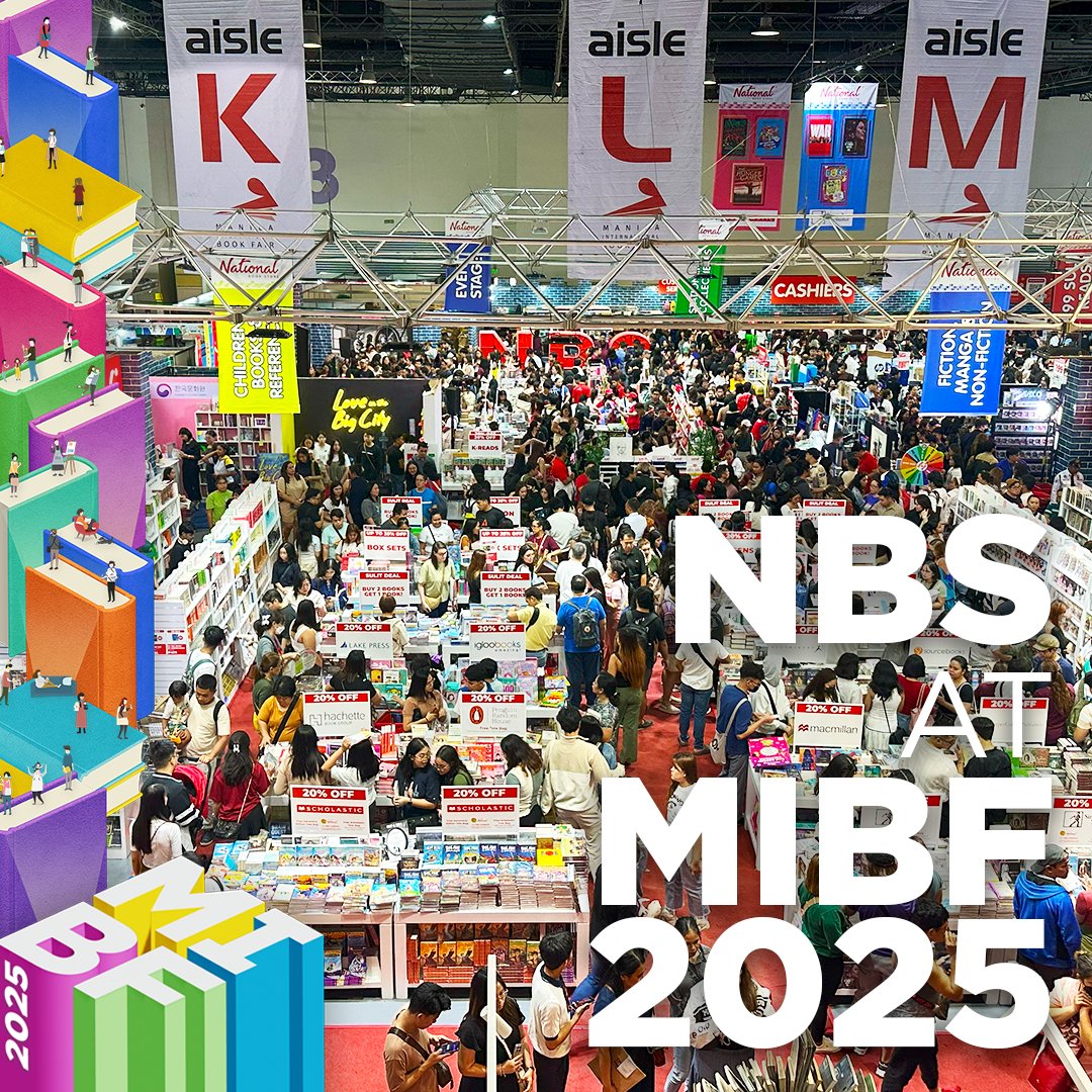 nbsalert's tweet photo. Join #NationalBookStore at the biggest book event of the year: the Manila International Book Fair 2025! π₯³π Come and visit our booth at the SMX Convention Center, Pasay City from September 10 - 14, 2025.
#NBSatMIBF2025 #MIBF #MIBF2025 #NBSevents #SulitSaNBS https://t.co/CugBCQHJfY