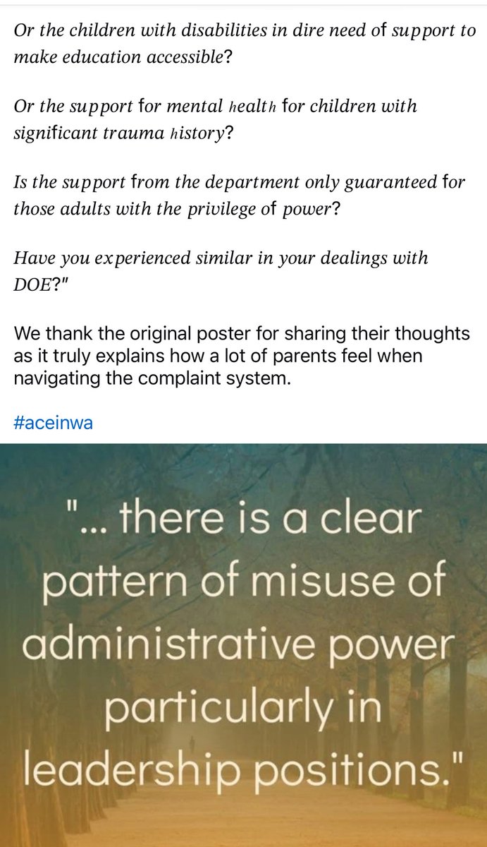 Accountability for Children in Education WA tweet media