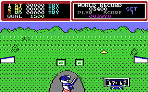 Retro365X's tweet photo. 🎯 40 years ago today — 18th August 1985 — Hyper Sports landed on the C64 in a cracking Konami conversion.🏅 Fast, fluid, and joystick-busting, it brought Olympic thrills home with events like skeet shooting, vault & swimming.
Still gold medal stuff!
#C64 #HyperSports #Konami https://t.co/ButLgzXgLQ