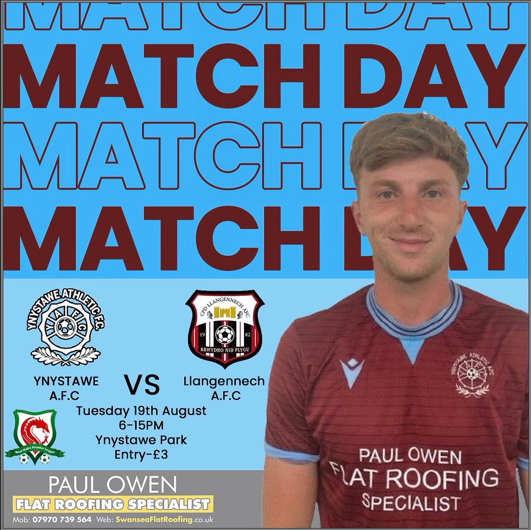 💥TUESDAY NIGHT ACTION.

The fixtures are coming thick and fast, after Saturdays win we look to make it back to back wins for the first time this season! We take on Llanngennech at Ynystawe Park 6.15k.o.

Let's make some noise and back the boys!