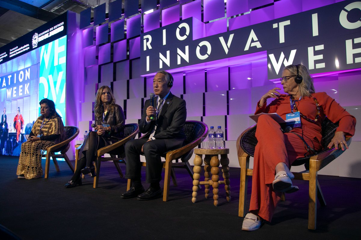 Honored to join Rio Innovation Week for a panel on how vaccination transforms societies, moderated by Isabella Ballalai, with Sue Ann Costa Clemens &amp; Luiza Helena Trajano. Inspiring to discuss how connecting global efforts can drive innovation and equity in vaccines.