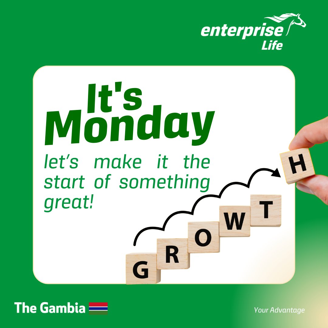 ElacGMB's tweet photo. 🌱 Growth doesn’t happen overnight—it’s built through consistency, patience, and resilience. At ELAC, we believe every step forward brings you closer to your best self. Let’s keep growing together this week! 💪✨ 
#lifeinsurance #MondayMotivation #KeepGrowing #elacgambia https://t.co/qUnfFwjtfO