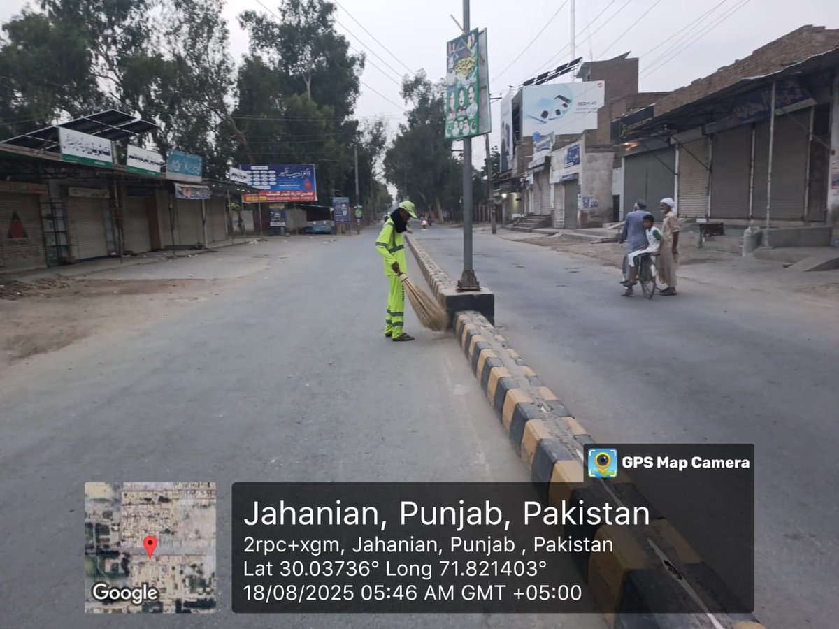PunjabTehs26739's tweet photo. Cleaning commercial Area in Tehsil Jahanian
#suthrapunjabprogram
#paceevergreeninitiative
#MWMC https://t.co/TSwT7JR28b