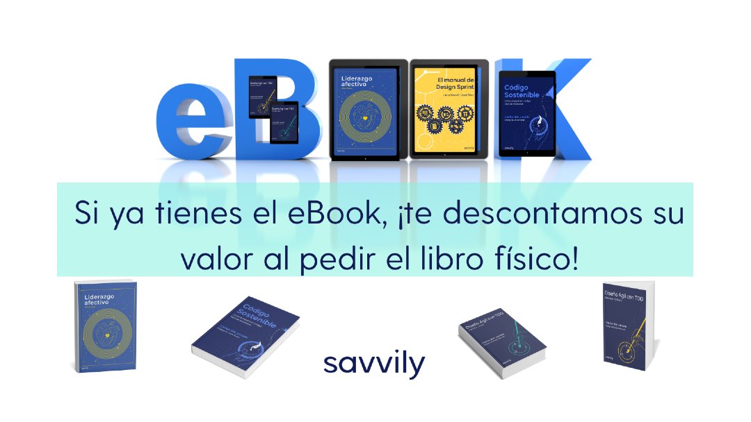 💫¿Tienes el eBook de alguno de nuestros libros? 🤔

Ahora puedes conseguir la versión en papel descontando lo que pagaste por el digital 😉

Escríbenos a 👉 contacto@savvily.es y recibe tu cupón exclusivo

#LecturaConsciente #Savvily