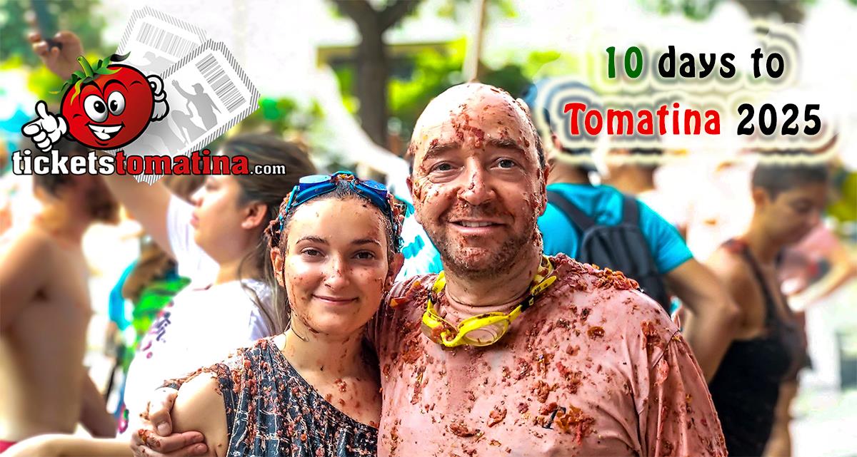 ⏳ Just 10 days until #LaTomatina2025!
🍅 Smells like tomato… and party vibes.
🚫 Train still down, but our G &amp; V tours have you covered.

ticketstomatina.com/i/fnew/574/0/1…