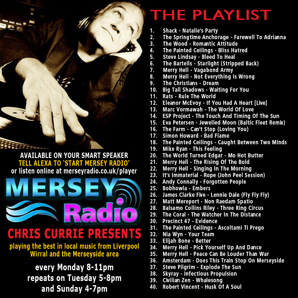 CurrieRadioShow's tweet image. WooHoo! Check out tonight&apos;s playlist.