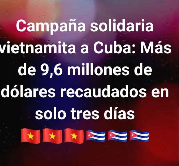 #LunesConMarx. La solidaridad es uno de los principios cardinales del marxismo. ¡Gracias a los hermanos vietnamitas! #CubaNoEstáSola