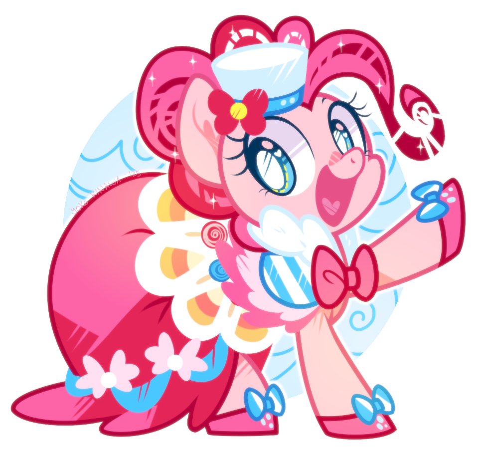 Pinkie in her gala dress 🩷💕...