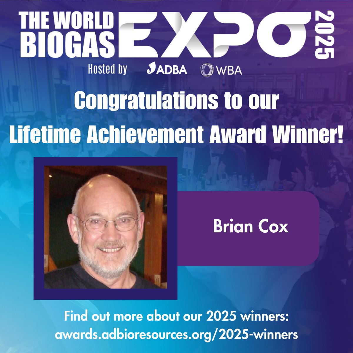 Congratulations to Brian Cox, our Lifetime Achievement Award winner at the AD and Biogas Awards! Brian has been a driving force behind the growth of bioenergy in New Zealand for over 30 years. #amazingachievement