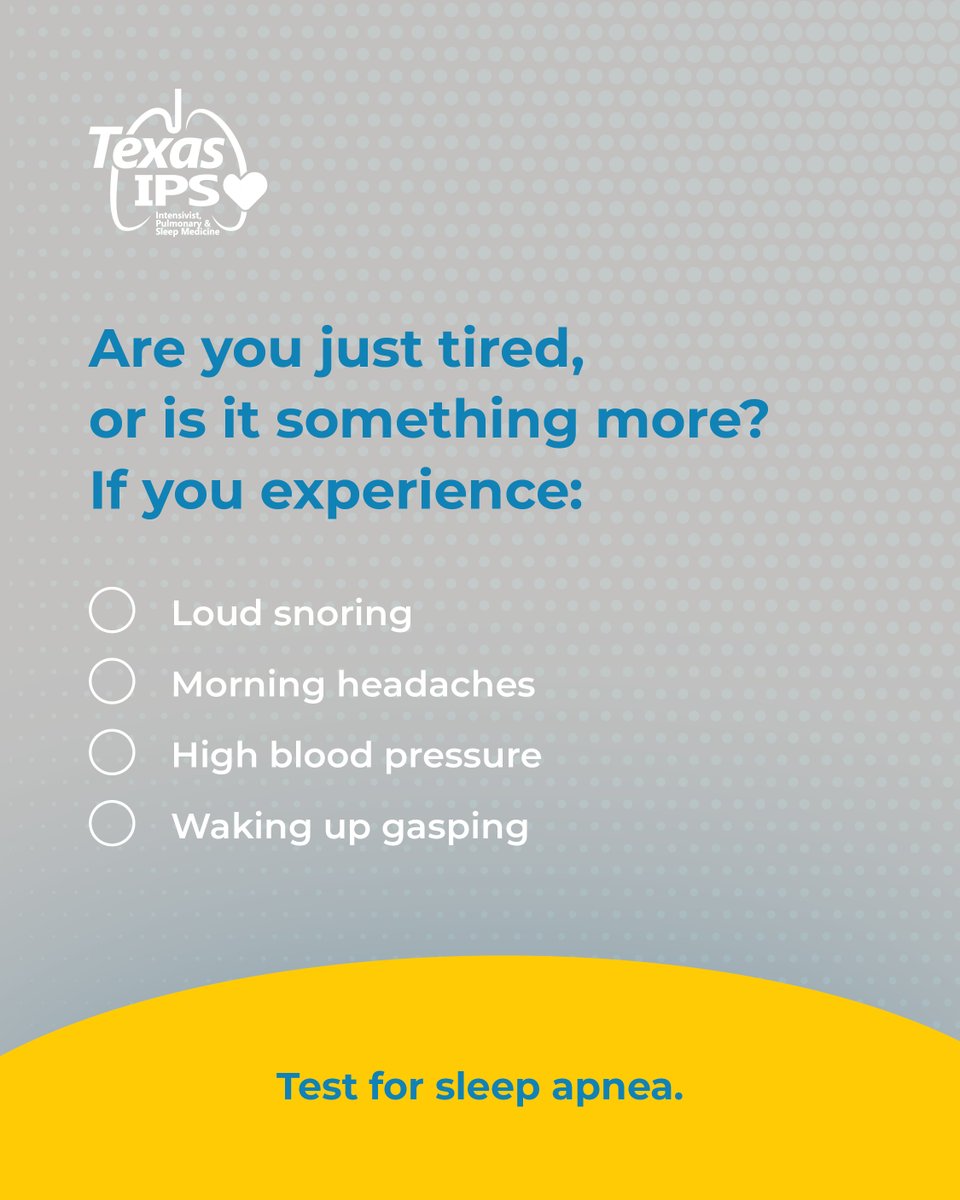 Is it fatigue, or sleep apnea?
Sleep apnea doesn’t just disrupt rest—it can affect your heart, your brain, and your long-term health.
Texas IPS offers at-home and in-lab sleep studies to give you answers—and help you breathe easier at night.