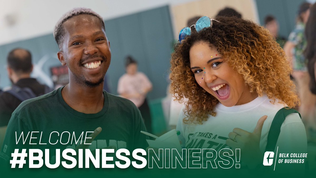 🎉 Welcome to the start of something big, #BusinessNiners! 

The 2025–26 school year is here, and we’re so excited to see what you’ll achieve. Let’s make it count! 💼📚

Drop a 💚 if you're ready to take on the year!
#FirstDay #BelkCollege #NinerNation