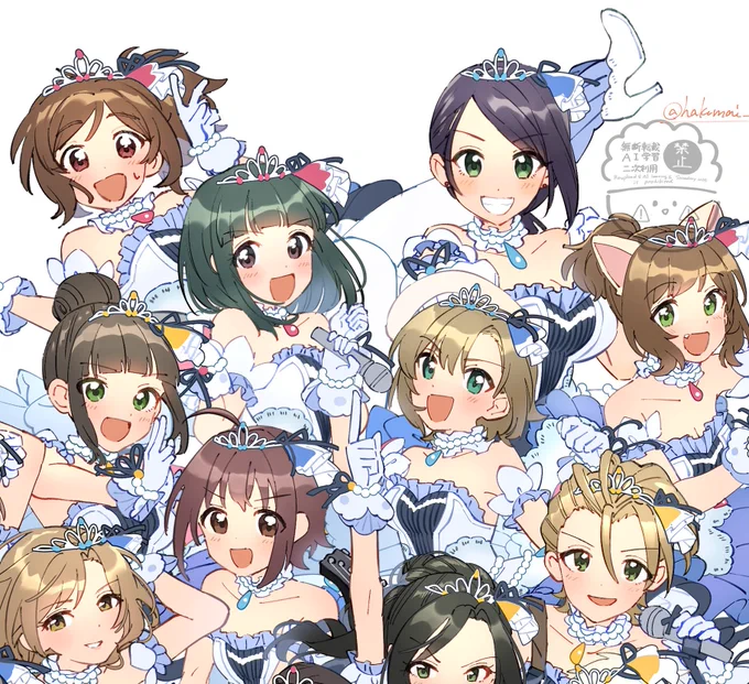 #デレステ10thまで100日なのでアイドル190人全員描きたい 85日目 丹羽仁美 大和亜季