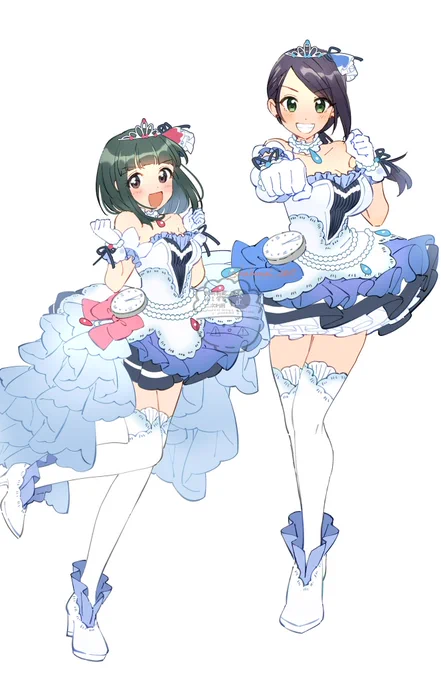 #デレステ10thまで100日なのでアイドル190人全員描きたい 85日目 丹羽仁美 大和亜季