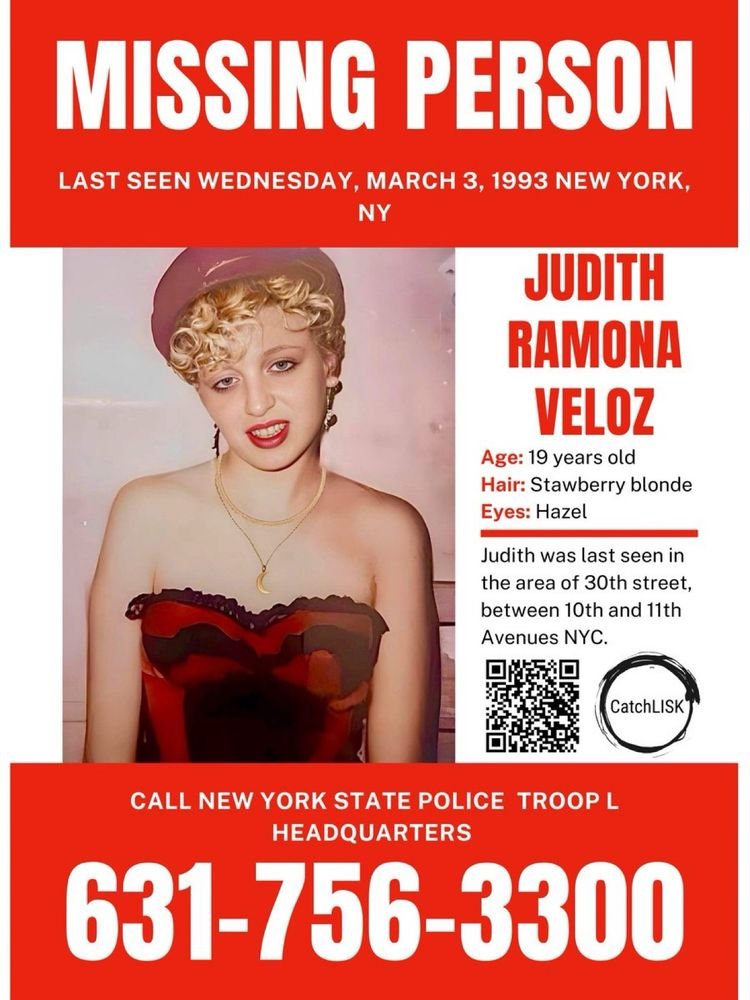 It’s #MissingPosterMonday and we need your help sharing #JudithRamonaVeloz flyer to help spread awareness! #CatchLISK