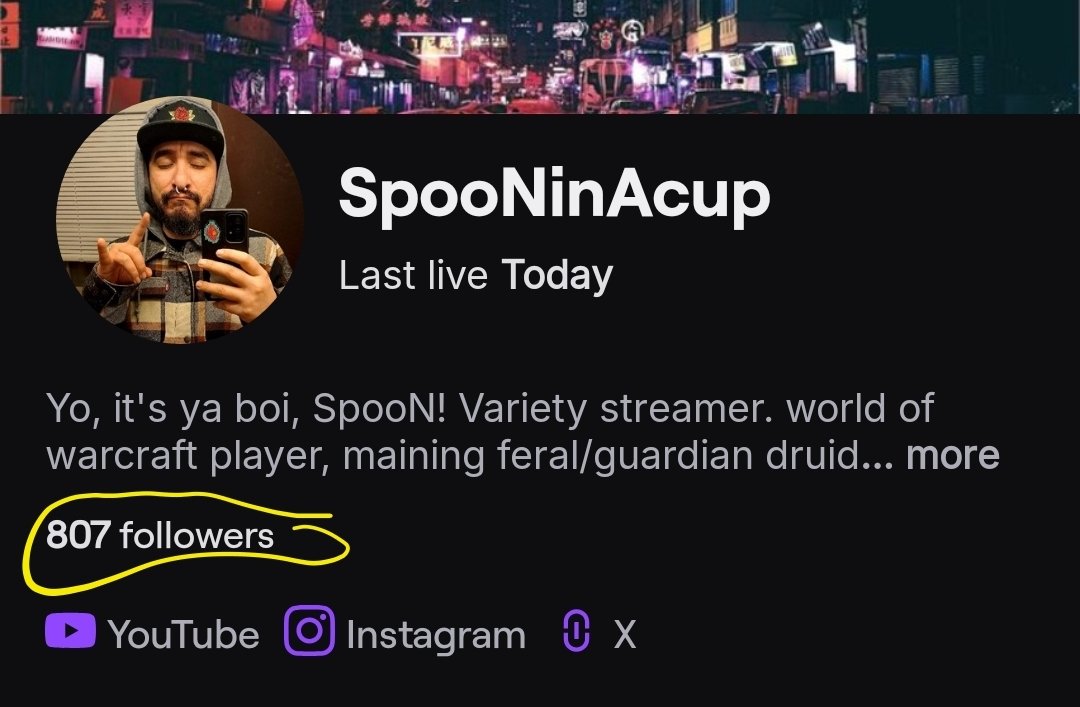 SpooNinAcup_'s tweet photo. This is insane! July 31st, I was at 807 followers, with average viewers of 5-10. August 18th, I hit my first big mile stone!! 1k followers, and jumping to an average of 30-60!! We arent done yet either!! Time to upgrade some equipment! #twitchstreamer https://t.co/UOMsIgn0FK