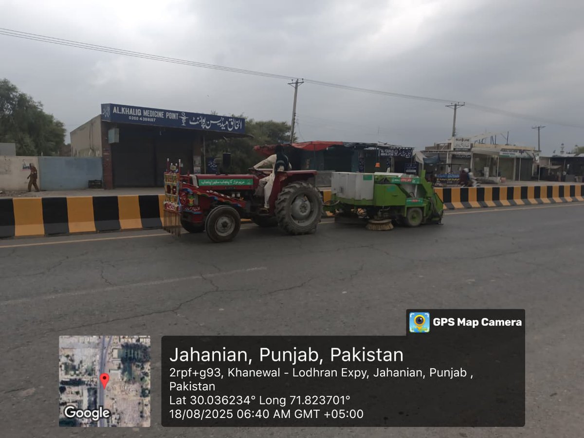 PunjabTehs26739's tweet photo. Mechanical sweeping in Tehsil Jahanian
#suthrapunjabprogram
#paceevergreeninitiative
#MWMC https://t.co/A9PeHyOXF2