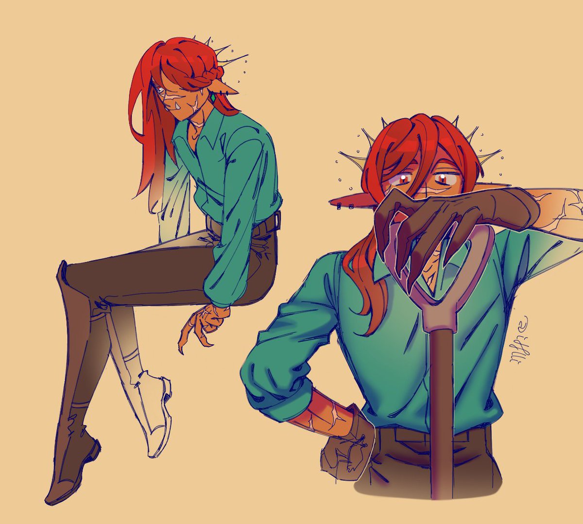 idflli's tweet image. #dsmp #technoblade #technofanart