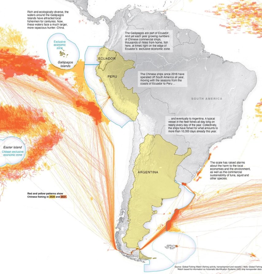 Nguyen Ho (@nguyenho1096438) on Twitter photo China's distant water fishing fleet is ubiquitous. From the African coasts to South America, their illegal operations continue without impunity, leaving limited fishing stocks for the local fishermen. 1/3 <a href="/SolomonYue/">Solomon Yue</a> <a href="/mrbcyber/">Michael Ron Bowling</a> <a href="/GordianKnotRay/">Ray Powell</a> China's distant water fishing fleet is ubiquitous. From the African coasts to South America, their illegal operations continue without impunity, leaving limited fishing stocks for the local fishermen. 1/3 <a href="/SolomonYue/">Solomon Yue</a> <a href="/mrbcyber/">Michael Ron Bowling</a> <a href="/GordianKnotRay/">Ray Powell</a>