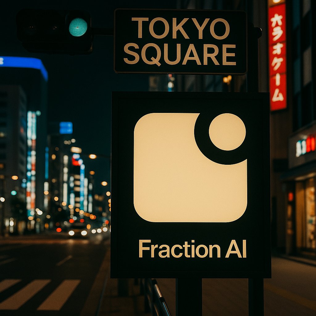 From Tokyo Square to every corner of the world,  
the vision of <a href="/FractionAI_xyz/">Fraction AI</a> keeps shining 
It’s more than AI, it’s a global movement of  
agents, rewards, and community power 🚀